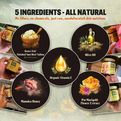 Evil Goods® Cuidado de PIEL y Bálsamo LABIAL