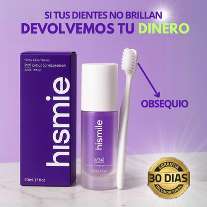 🦷 HISMILE™ ORIGINAL – Blanquea al Instante + Cepillo de OBSEQUIO 🎁