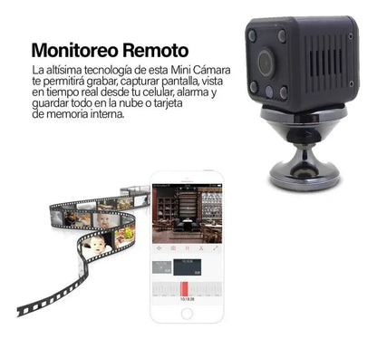 Cámara de Seguridad Inalámbrica HD™ – Monitoreo Nocturno sin Cables 📸🌙