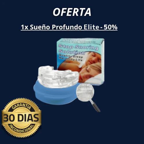 Sueño Profundo Elite™ Dispositivo Bucal ANTI - RONQUIDOS